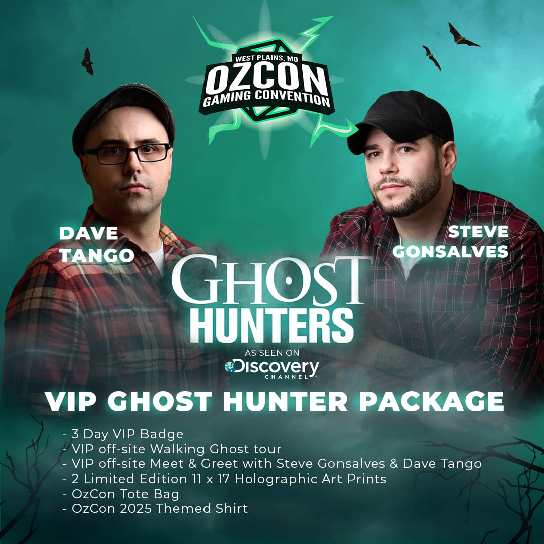 Ghost Hunters Coming to Oz-Con in 2025